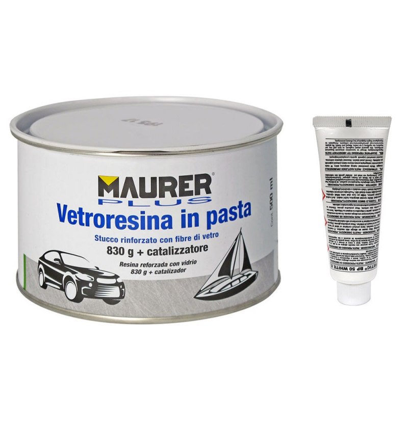 Masilla Fibra Vidrio 500 ml. (Con Endurecedor)
