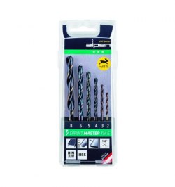 Estuche Brocas Alpen Hss Sprint Master  6 Piezas