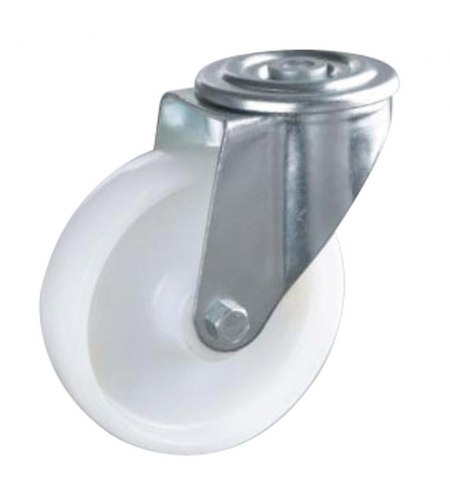 Rueda Industrial Nylon Pasante   80mm
