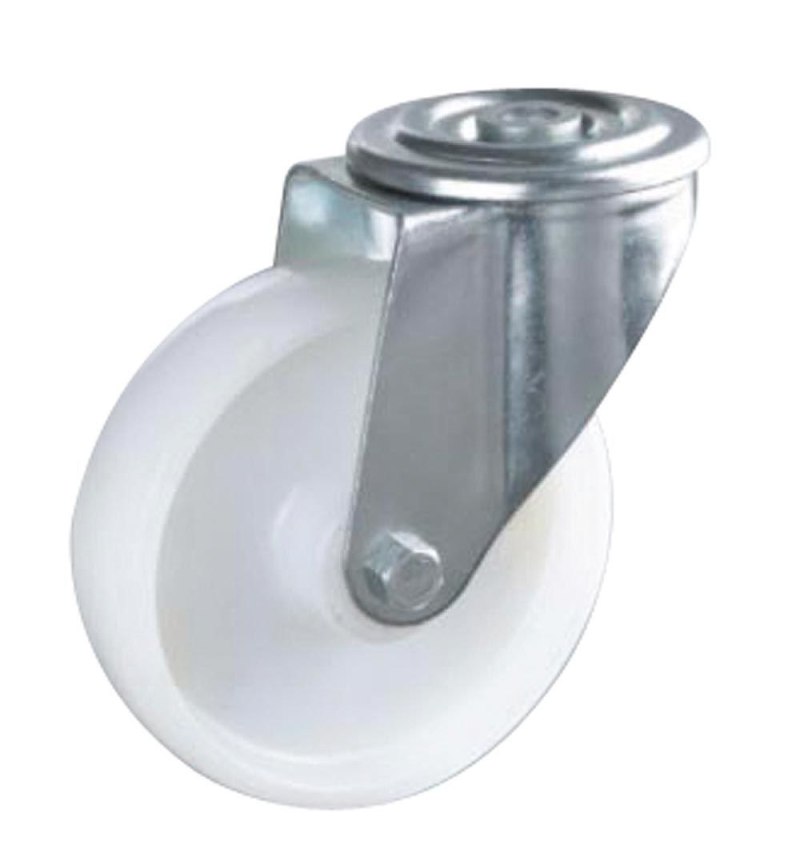 Rueda Industrial Nylon Pasante 100mm