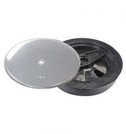 Tapa Bote Sifonico Pvc T 89 A Ø 110 mm. Con Aireador, Colo Inox.