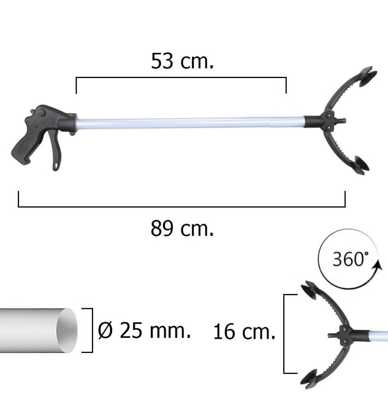 Pinza Coger Objetos 89 cm.