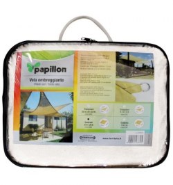 Toldo Vela Sombra Jardin Triangular 3,6x3,6x3,6 metros Blanca