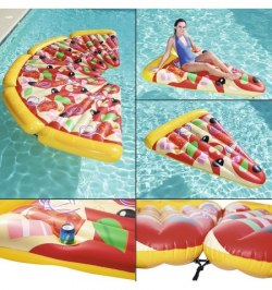 Flotador Trozo Pizza Gigante 188x130 cm