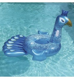 Flotador Pavo Real Gigante 198x164 cm.