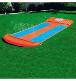 Pista Deslizamiento Triple Con Rampa 5,49 metros