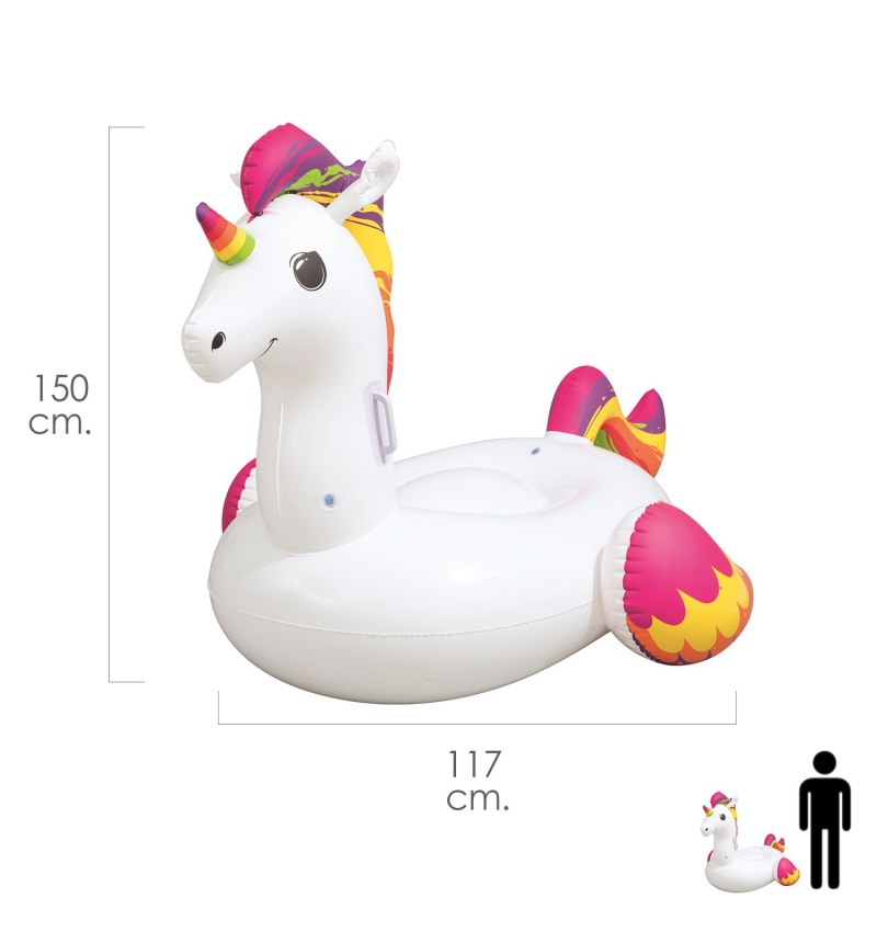 Flotador Unicornio 150x117cm.