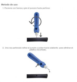 Punzon Para Tubos de Riego / Goteros / Goteos Ø 3 mm.