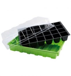 Semillero Germinación Invernadero 24 Compartimentos Con Bandeja Anti Goteo Sets De 3 Piezas Siembra / Germinacion de plantas
