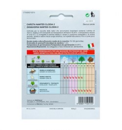 Semillas Zanahoria Nantes Temprana (7 Gramos)