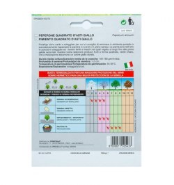 Semillas Pimiento Amarillo Cuadrado (1.5 gramos)