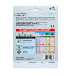 Semillas Rabano Rojo Temprano (8 gramos)