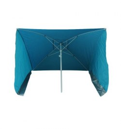 Sombrilla Playa Con laterales Antiviento 170x170 cm.