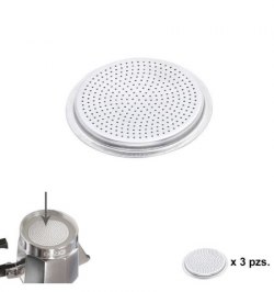 Filtro Cafetera Aluminio Classic / Inducción 6 Tazas (3 Unidades)