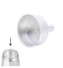 Embudo Cafetera Aluminio Classic / Inducción 6 Tazas
