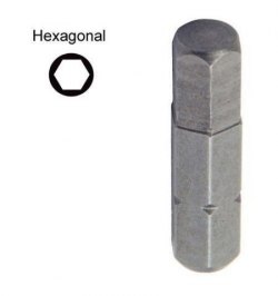 Destorpuntas Maurer Hexagonal 4,0 mm. (2 Piezas)