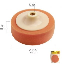 Disco Pulidor Esponja Para Amoladora / Pulidora Ø 125 mm. M14
