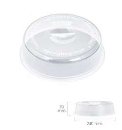 Tapa Microondas Ø 24 x 7 cm.