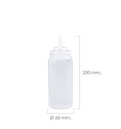 Botella Biberon Cocina Plástico 500 Ml.