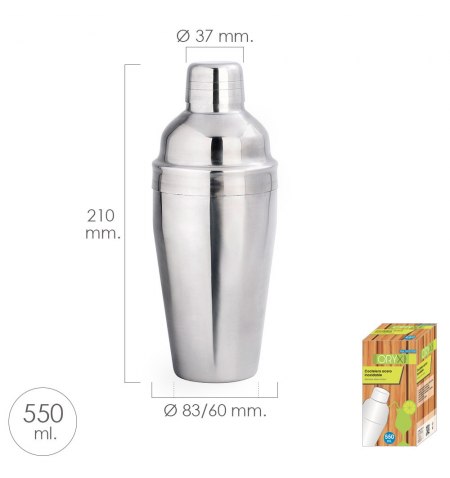 Coctelera Acero Inoxidable 550ml
