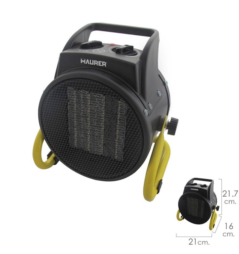 Termoventilador Ceramico Cañon Aire 1000 / 2000 W.
