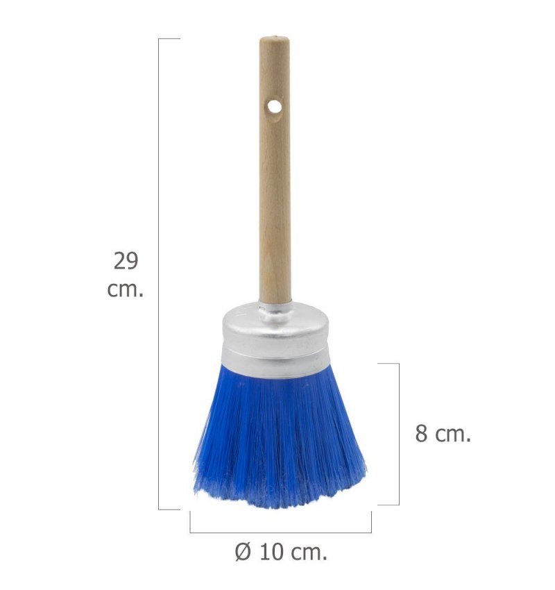 Brocha Encalar Cerda Azul Ø 10 x 29 cm.