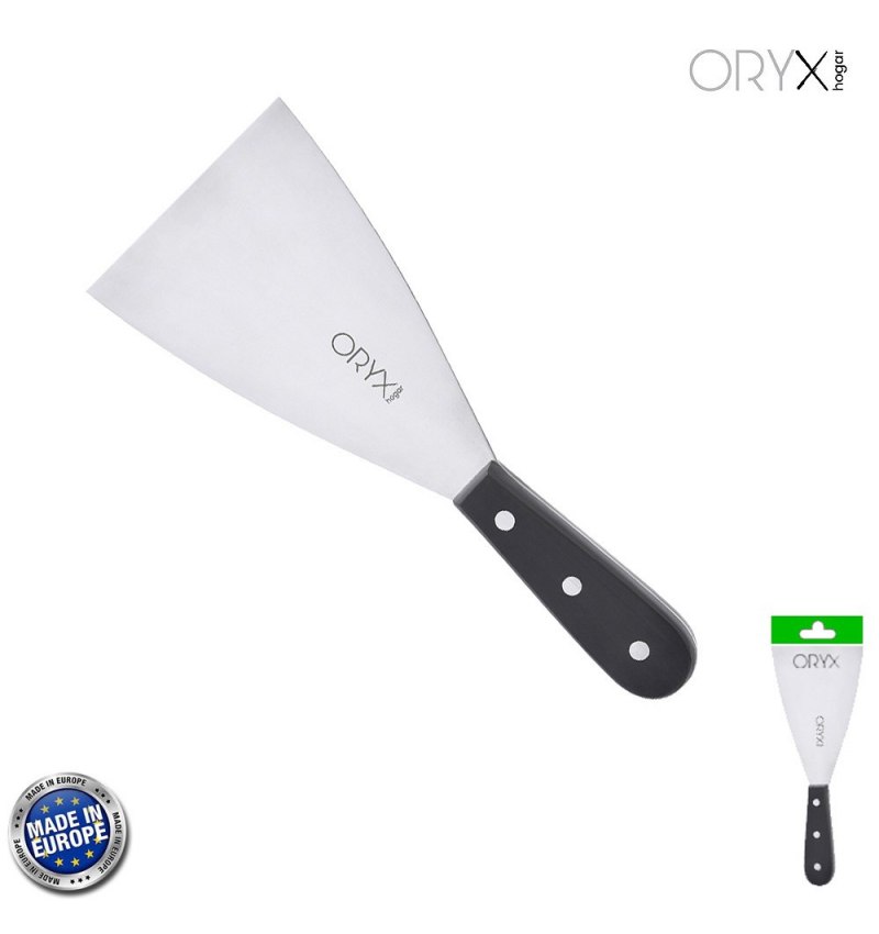 Espatula Cocina Grenoble Acero Inoxidable 9 cm. Negro
