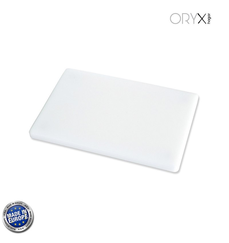 Tabla Cortar Polietileno 30x20x1,5 cm.  Color Blanco