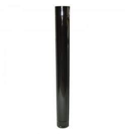 Wolfpack Tubo de Estufa Acero Vitrificado Negro Ø 175 mm.  Ideal Estufas de Leña, Chimenea, Alta resistencia, Color Negro