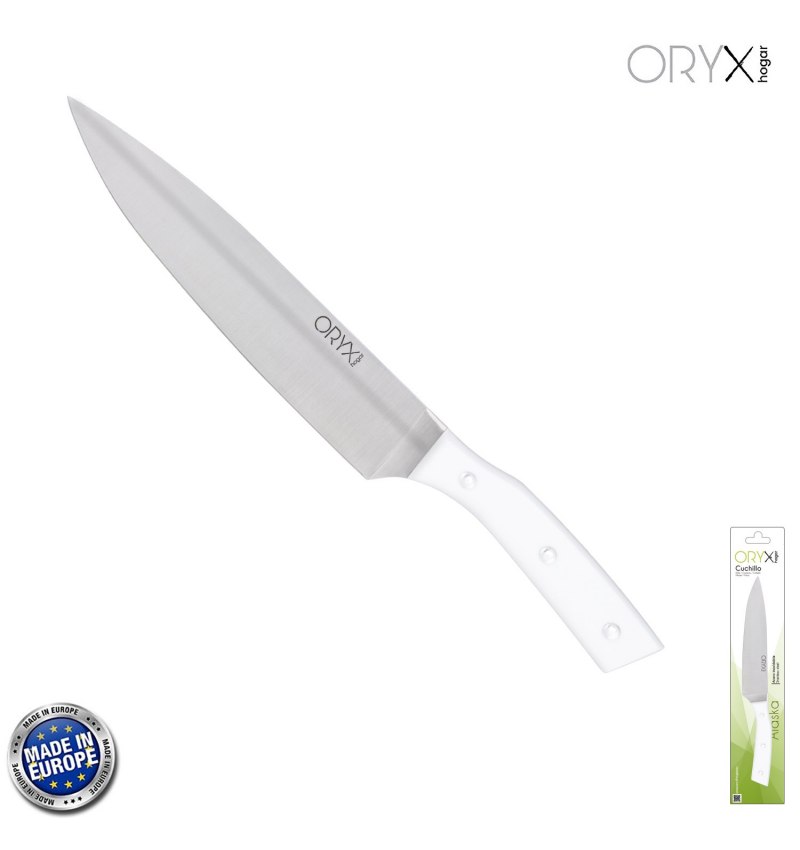 Cuchillo Alaska Cocinero / Chef Hoja Acero Inoxidable 20 cm. Blanco