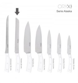 Cuchillo Alaska Panero Hoja Acero Inoxidable 22 cm. Blanco Cuchillo Alaska Panero Hoja Acero Inoxidable 22 cm. Blanco