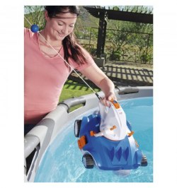 Robot Limpiafondos Automatico Para Piscinas A Bateria 90 Minutos