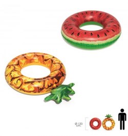 Flotador Rosco Piña / Sandia Colores Surtidos Ø 116 cms.