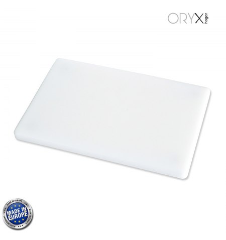 Tabla Cortar Polietileno 35x25x1,5 cm.  Color  Blanco