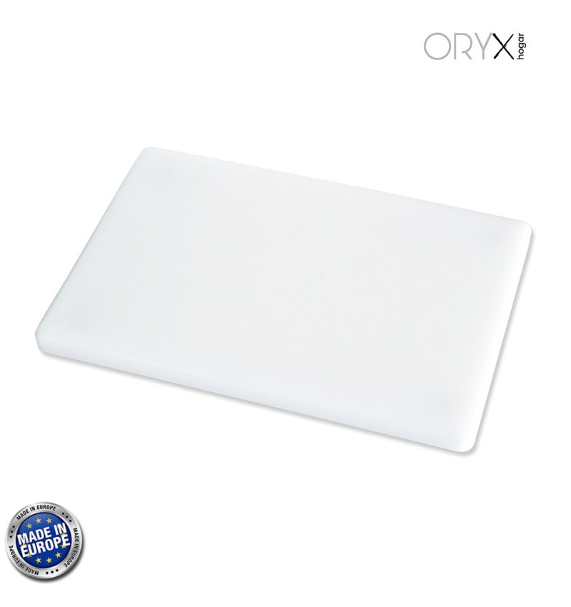 Tabla Cortar Polietileno 35x25x1,5 cm.  Color  Blanco