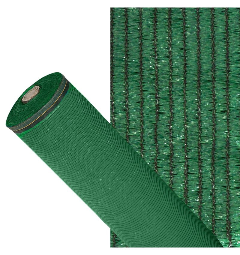Malla Sombreo 90%, Rollo 1 x 50 metros, Reduce Radiación, Protección Jardín y Terraza, Regula Temperatura, Color Verde Claro