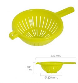 Escurridor / Colador Cocina con mango Ø 22 cm.