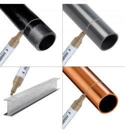 Rotulador Marcador Obra Profesional Pintura Permanente Oro