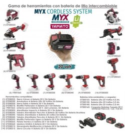 Cargador Baterias Yamato 20 V. Universal Para 2,0 / 3,0 / 4,0 Ah