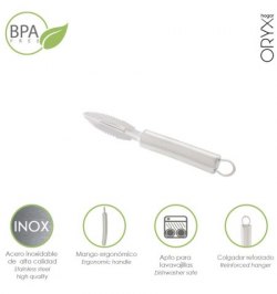 Pelador Frutas / Verduras Acero Inoxidable 1,6 x 19 (Alt.) cm.