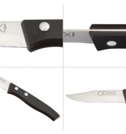 Cuchillo Aspen Mondador Hoja Acero Inoxidable 8 cm. Negro Cuchillo Aspen Mondador Hoja Acero Inoxidable 8 cm. Negro