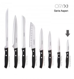 Cuchillo Aspen Mondador Hoja Acero Inoxidable 8 cm. Negro Cuchillo Aspen Mondador Hoja Acero Inoxidable 8 cm. Negro