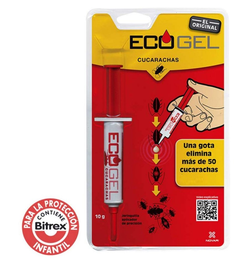 Ecogel Cucarachas Jeringa 10 Gramos