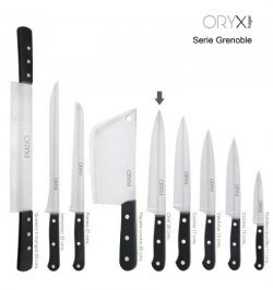 Cuchillo Grenoble Cocinero / Chef Hoja Acero Inoxidable 20 cm. Negro