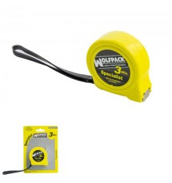 Flexometro Sin Freno 3 metros / Ancho cinta 16 mm.