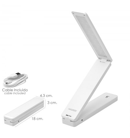 Lampara Led Mesa Plegable Articulada 180 Lumenes