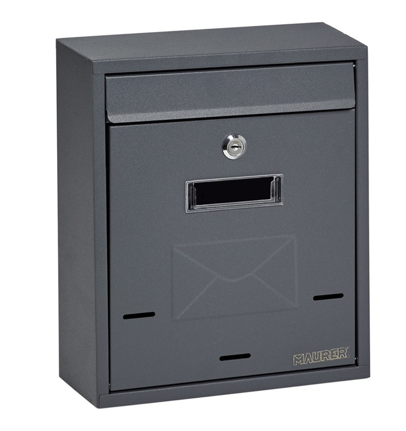 Buzon Saturnia Square 31x26x9,0 cm. Gris