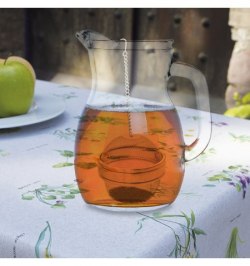 Bola Malla Para Especias / Te  / Legumbres Acero Inoxidable Ø 9 cm. Con Cadena