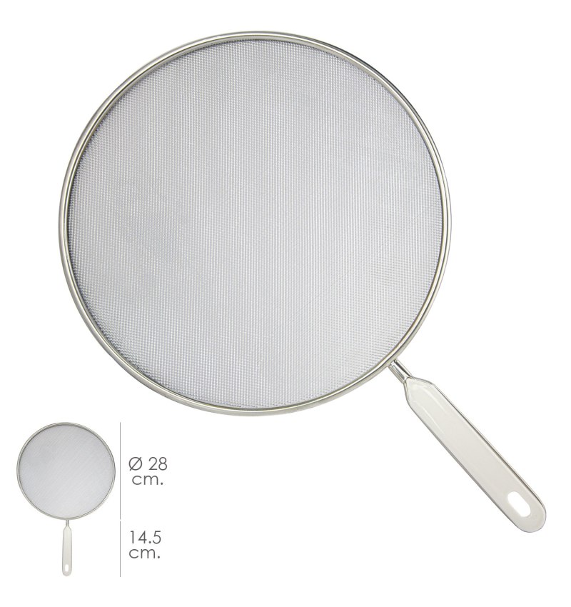 Tapa Anti Salpicaduras Sarten Aluminio Ø 28 cm. Con Mango