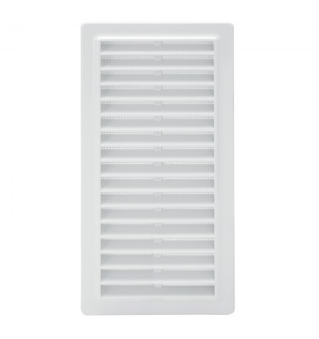 Rejilla Plastico Empotrar Con Malla Posterior 25x12 cm.